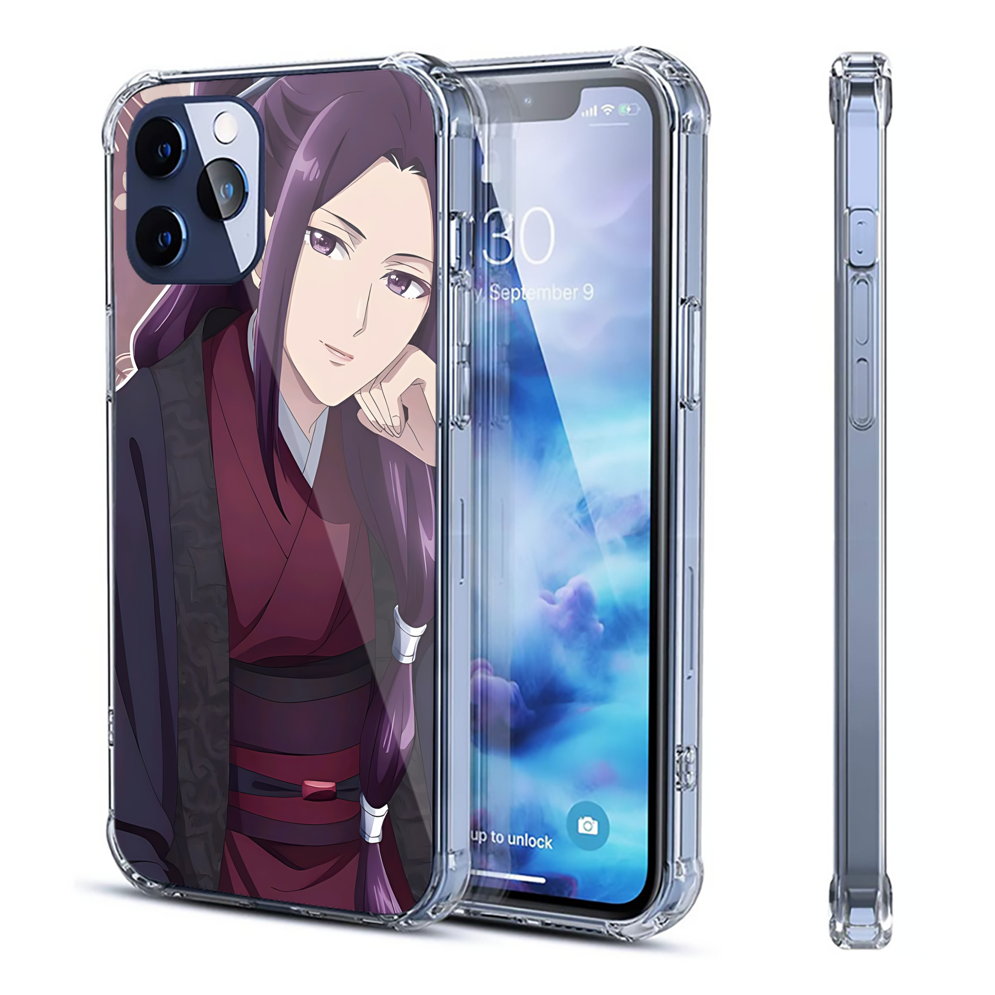 （画像用） 薬屋のひとりごと The Apothecary Diaries 【iPhone 12シリーズ対応】透明スマホケース（クリアソフトケース）